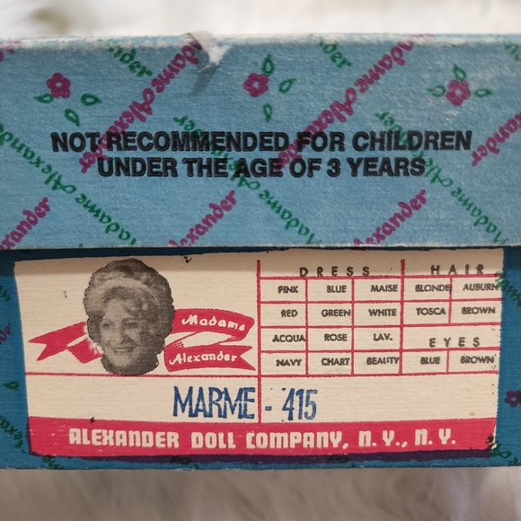 Madame Alexander Marme #415 Little Women Series Vintage Doll with Box - Picture 2 of 11